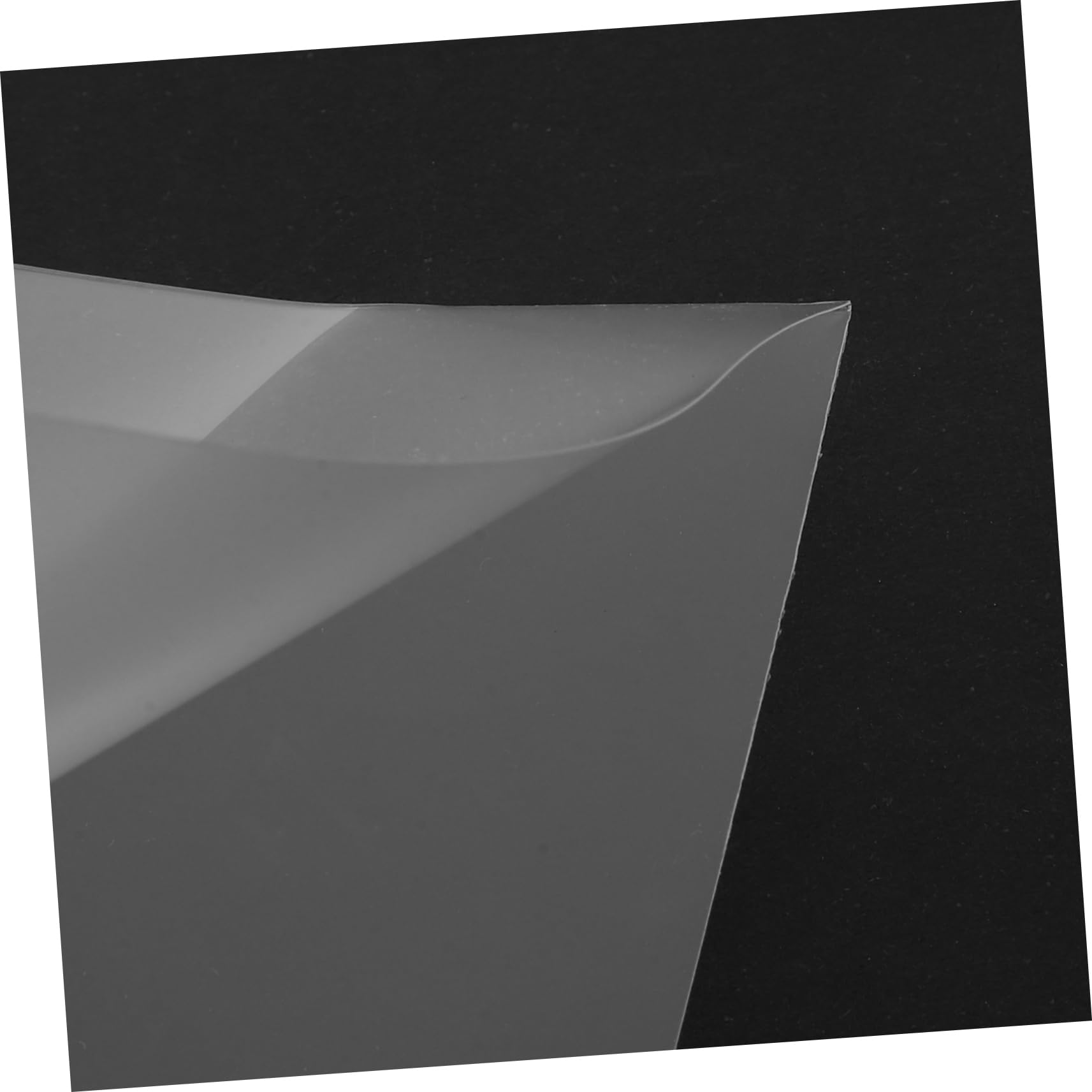 Operitacx 100stücke Dokumentenmappen aus Transparentem Kunststoff für Büro und Schreibtisch Passgenau Schlank und Minimalistisch Robust