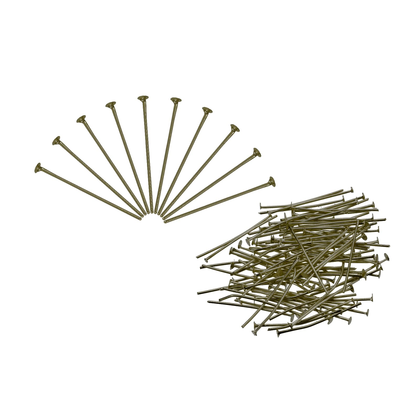 Lot De 100 épingles à Bijoux 70 Mm – Calibre 22 – Marque Uxcell – Pour Boucles D’oreilles, Bracelets, Colliers