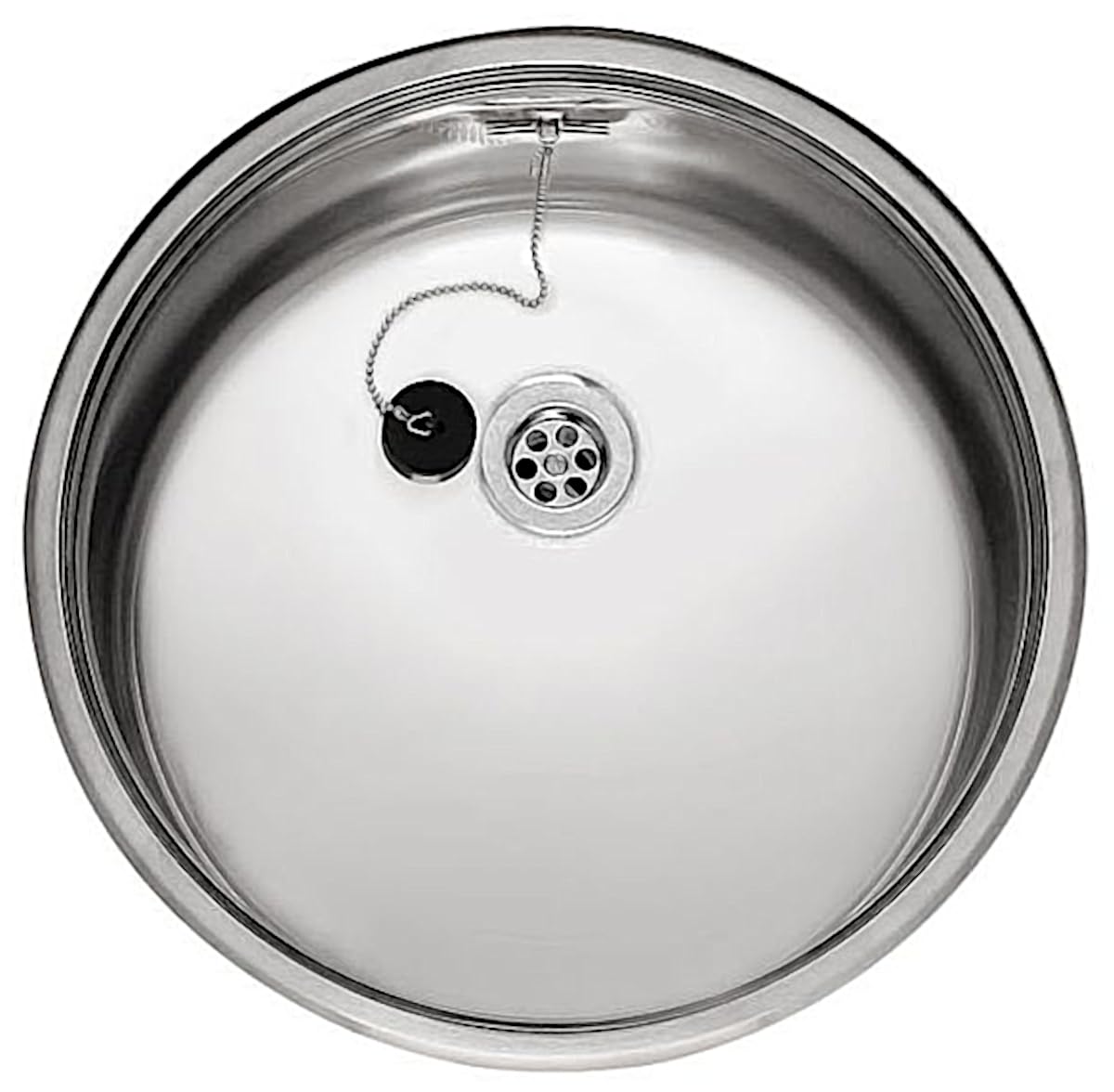 REGINOX Edelstahlspüle R18 390 OSK mit Stopfenventil ab Schrankbreite 45 cm/Einbau/Auflage