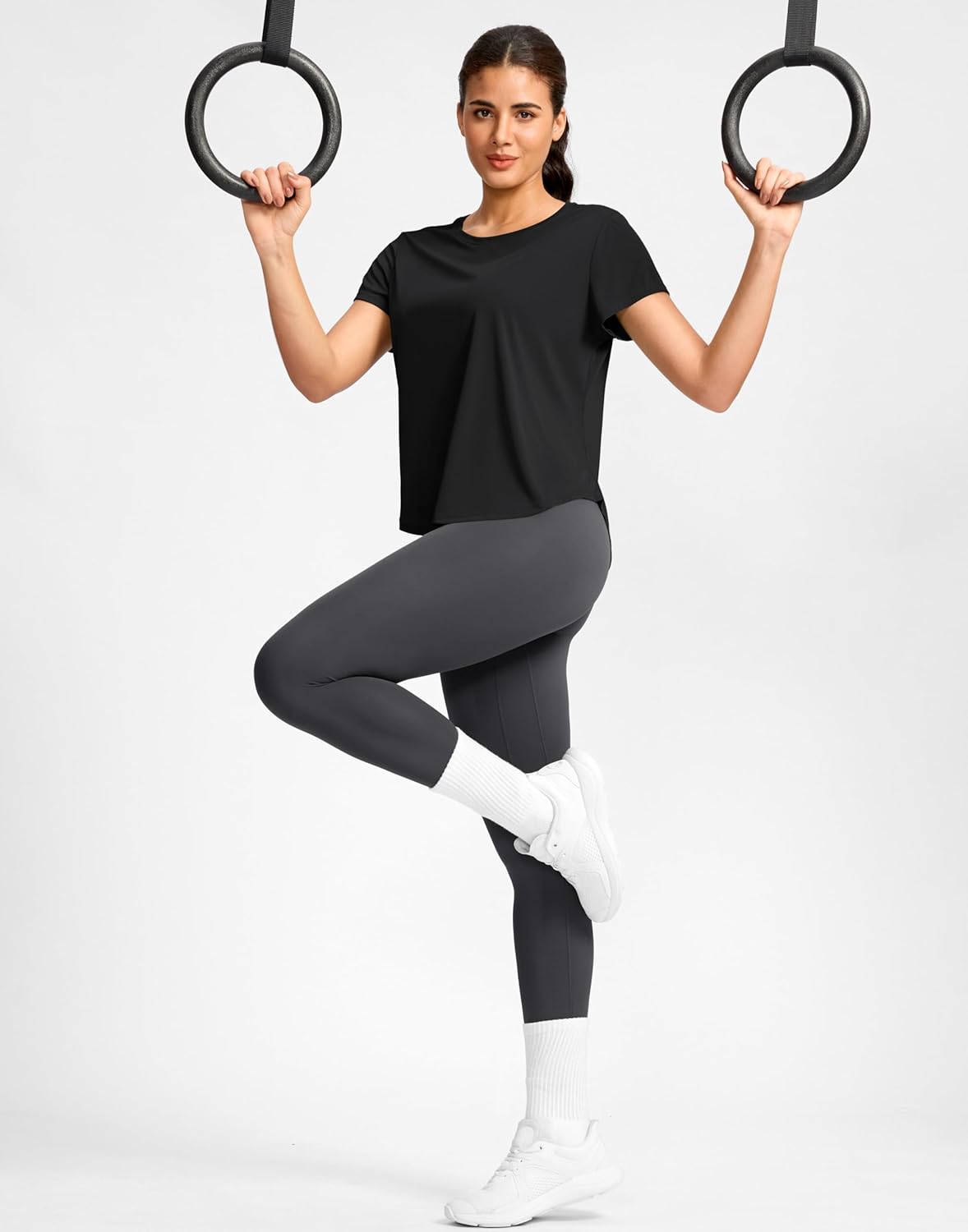 G Gradual Women's Workout Tops Short Sleeve Lightweight Athletic Yoga Running Shirts Loose Fit Quick Dry Gym T-Shirts - Image 3