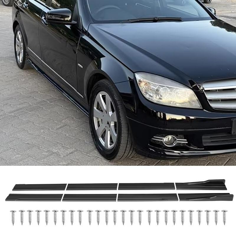 Faldas laterales para Benz W204 C63 C180 AMG panel divisor basculante 4