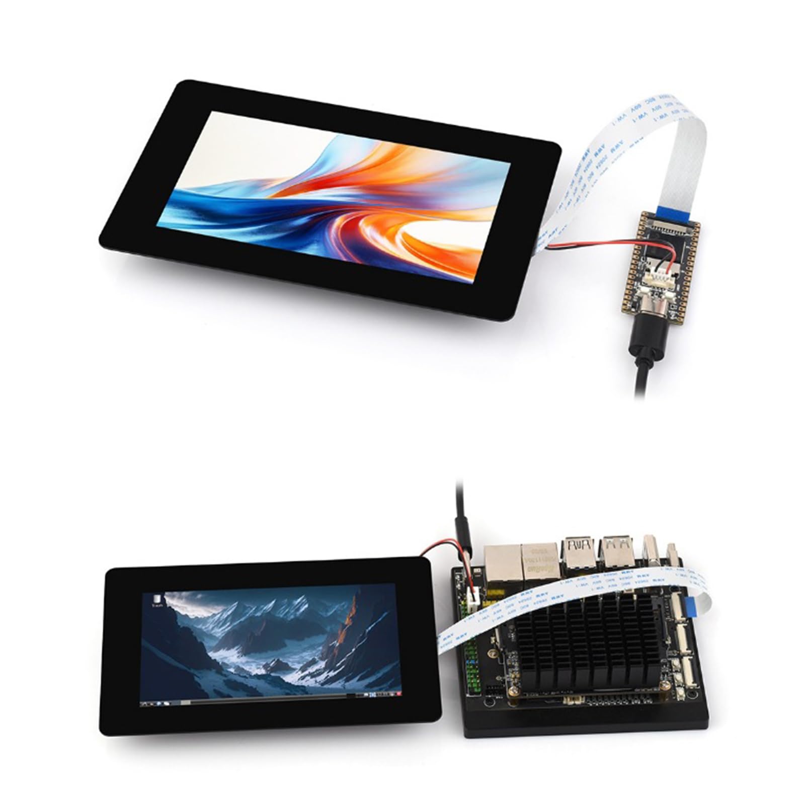 5-Zoll IPS LCD Display, kapazitive Touchscreens mit Einer Auflösung von 720 x 1280 für eingebettete Systeme und den industriellen Einsatz, Verbindungs LCD Panel
