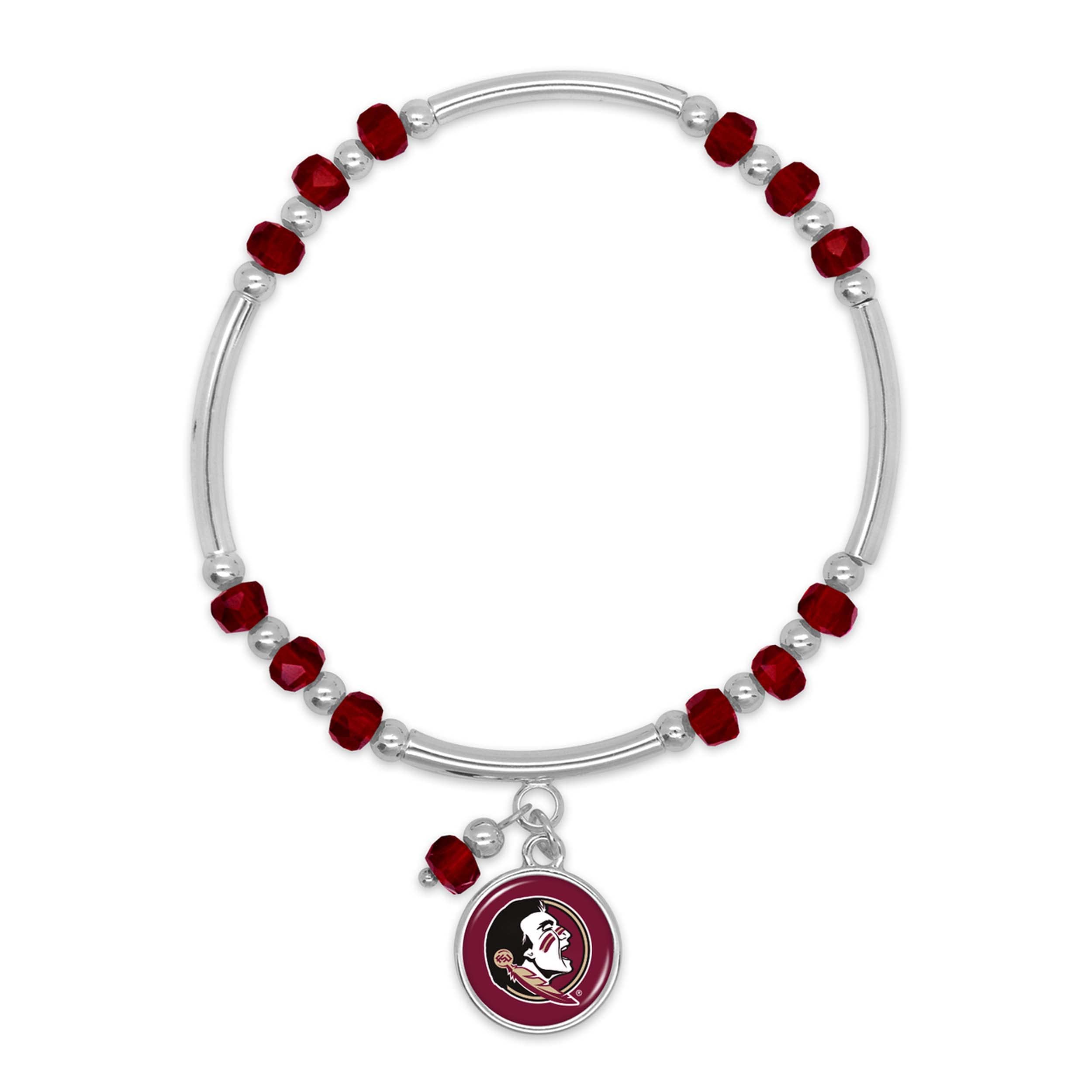 From the Heart Florida State Seminoles Ivy Stretch Bracelet Silver Jewelry Gift FSU