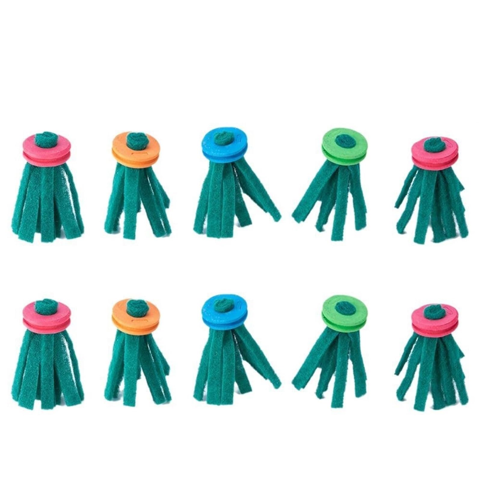 Luvafey Fish Spawning Mops 20pcs Fish Spawning Mop Floating Egg Collector Aquarium Breeding Tank Laying Protection Fry Safe Growth Aquatic for Home Aquarium Egg Laying Aquatic Tank Decorati