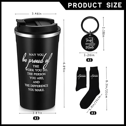 Miniatura 2 de Roshtia Juego de 3 juegos de regalo de agradecimiento para hombres, regalo de agradecimiento de Navidad para hombres, profesores, compañeros de