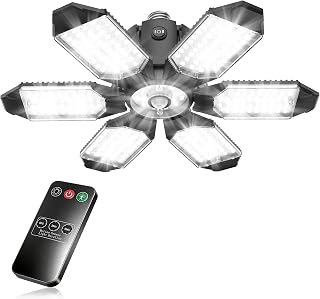 260W Motion Sensor Garage Lights with Remote Control