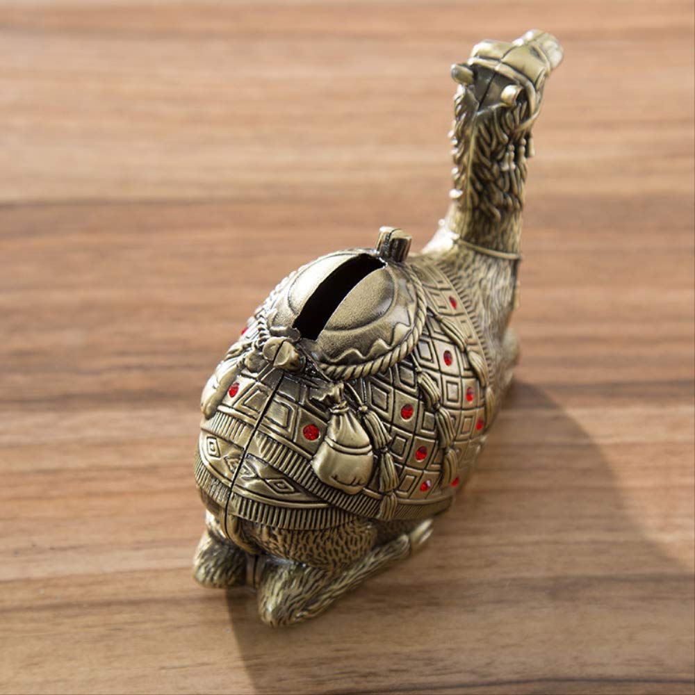 Amazon.co.jp: ラクダの像、金属工芸品風水装飾貯金箱動物装飾家の装飾