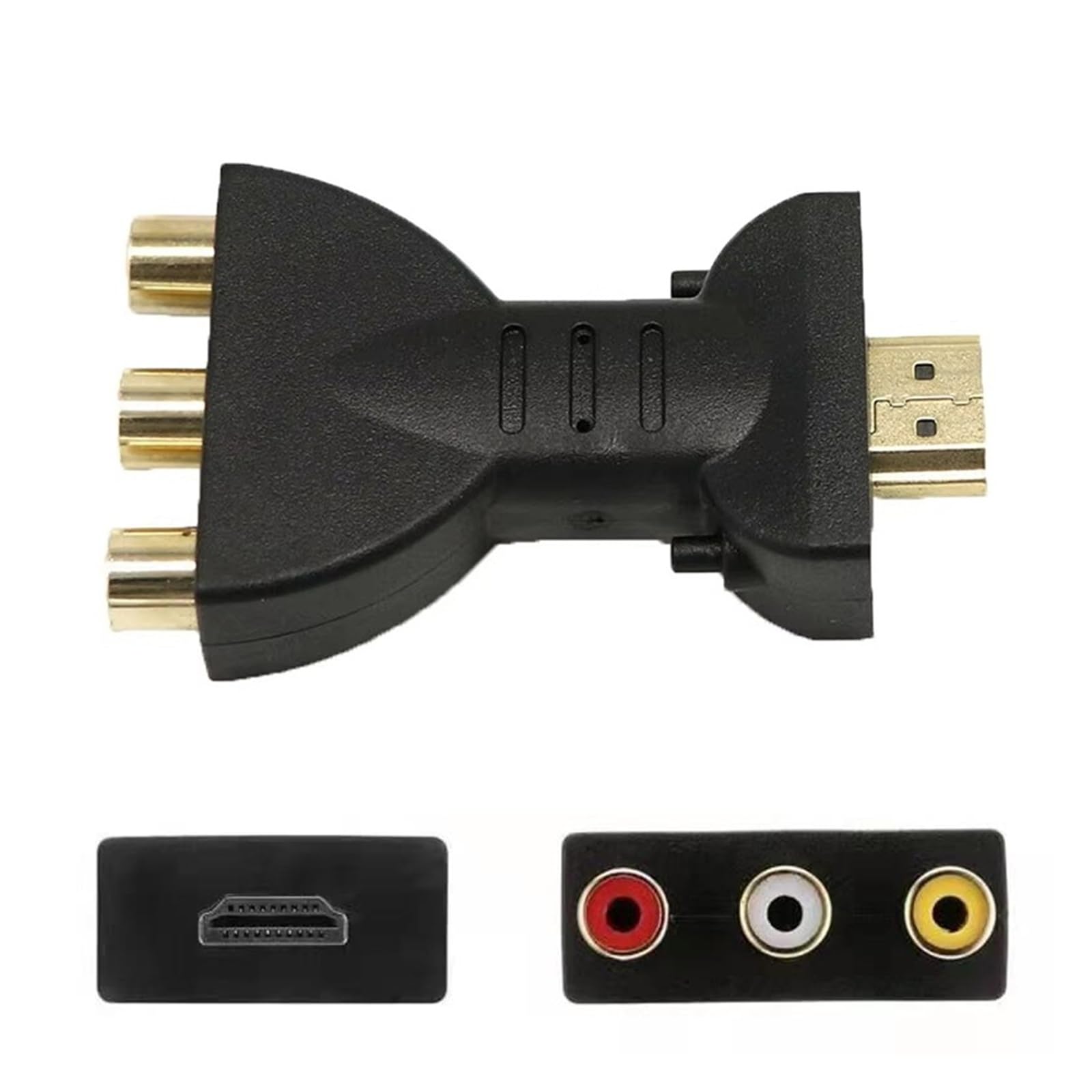 1080P HDMI to RCA AV Converter HDTV2AV Red White Yellow Cable