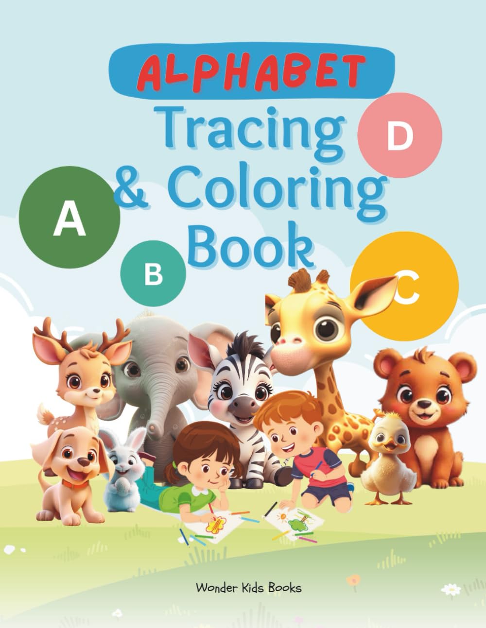 ALPHABET Tracing & Coloring Book