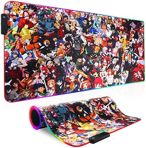 Xcosmic XXL Anime Mouse Mat,900 x 400 mm Large Gaming Mouse Pad,Desk ...