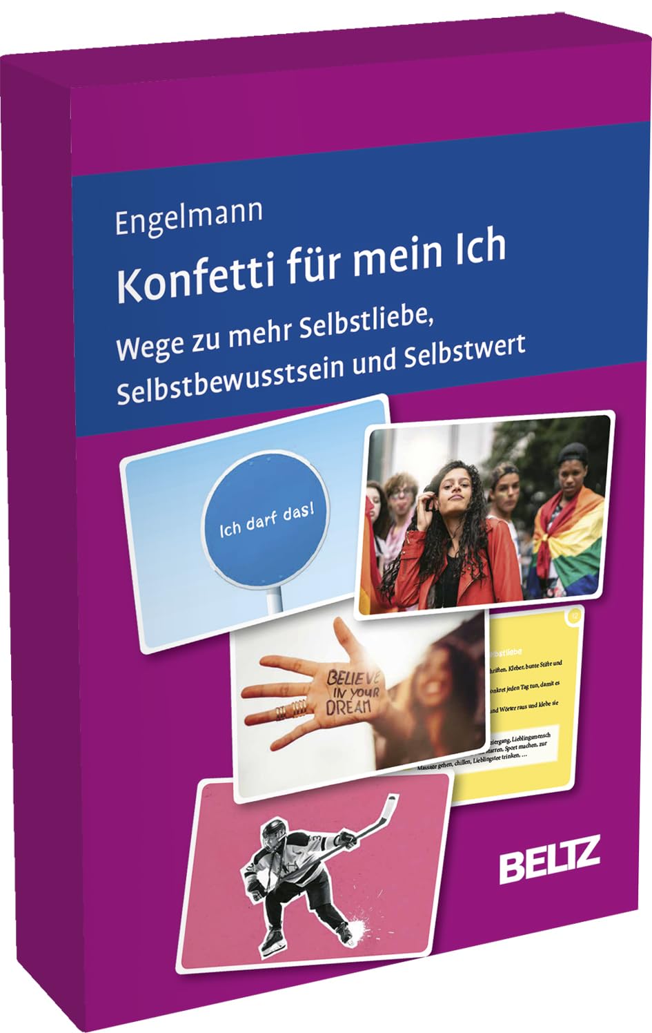 Konfetti für mein Ich: Wege zu mehr Selbstliebe, Selbstbewusstsein und Selbstwert. Kartenset mit 60 Übungen für die therapeutische und pädagogische Arbeit mit Jugendlichen (Beltz Therapiekarten)