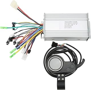 VGEBY Electric Bike Controller Kit, 36V 48V 500W Electric Bike Motor Controller Kit with 2 in 1 Round Color LCD Panel Thumb Throttle Conversion Kit Ride