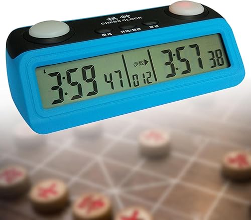 Miniatura 3 de rockible Temporizador de reloj de ajedrez para juegos de mesa, temporizador electrónico de cuenta hacia arriba, temporizador digital de ajedrez para