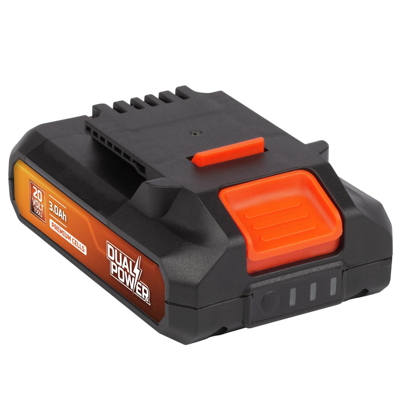 Powerplus Batteria da 20 V 3,0 Ah, per tutti i dispositivi da 20 V della gamma Dual Power, elettrodomestici e attrezzi da giardino