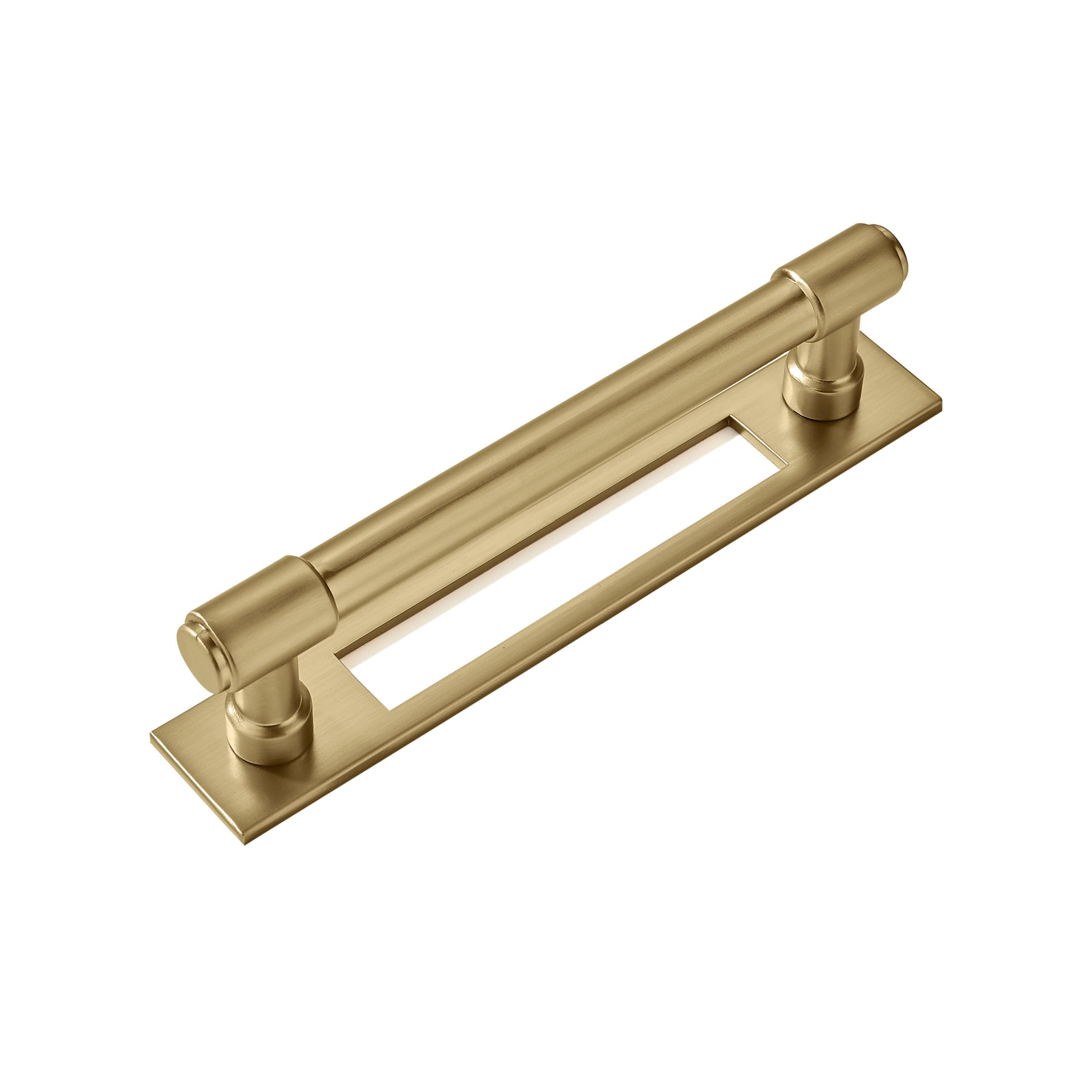 Brushed Brass Cabinet Pull - 259, 3 in (76 mm) — KHTUMEWARE
