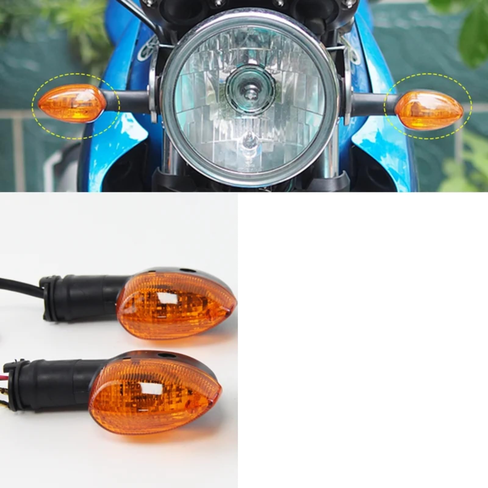 Per MT-125 Per MT-15 2019-2020 Per YZF-R3 Per YS250 Per MT-25 2015-2016 Per YZF-R25 2014-2015 Indicatore Di Direzione Luminoso Lampada Anteriore O Posteriore(Orange)