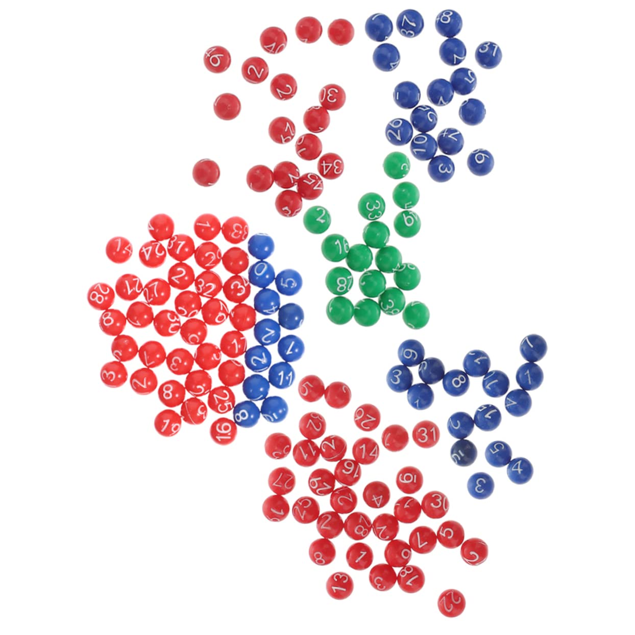 Toyvian 4 Set Di Giochi Per Feste Di Natale in Plastica Numerata Versatili Per Le Occasioni *4