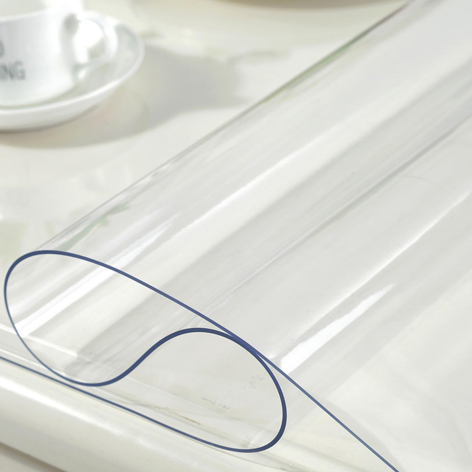 Trasparente Tappetino Scrivania, 2mm Sottomano da Scrivania, Tappetino da Scrivania PVC, Desk Mat Trasparente, Impermeabile, Antiscivolo, adatta per ufficio o casa(Transparent,70 cm × 110 cm（ 28'' x 4
