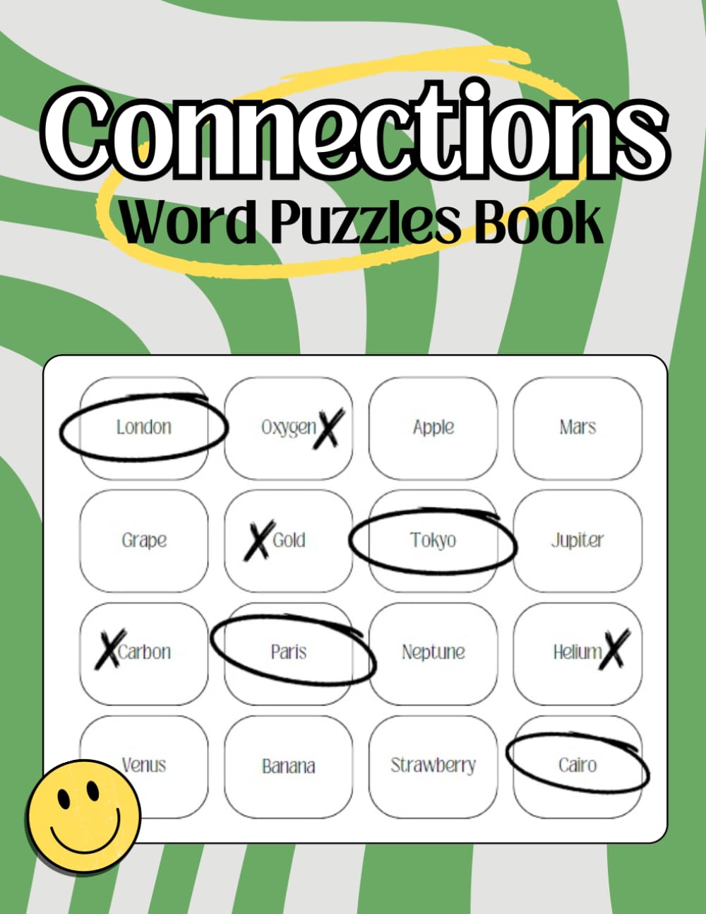 Connections: Word Puzzles Book: 50 Puzzles To Challenge Your Mind