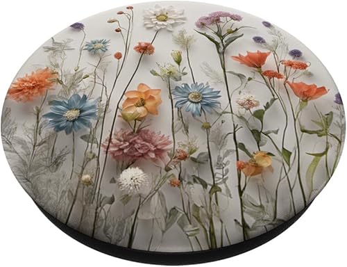Miniatura 2 de Mixed Flower Bouquet Floral Pattern PopSockets Standard PopGrip