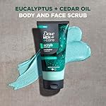 Dove Men+Care Eucalyptus Body and Face Scrub Deeply Exfoliates for Hydrated & Nourished Skin 100% Gentle Cleanser, No Sulfate Cleansers or Parabens - Image 3