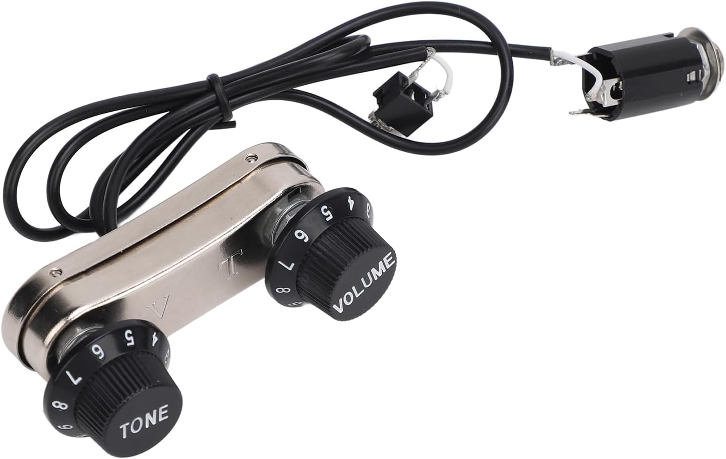 Violin Pickup Piezo Transducer Bridge Set with Tone Volume Knobs for Violin Accessories, Piezo Transducers with Optimal Sound Quality, Easy to Install