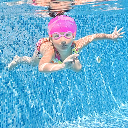 Ausletie Kids Swim Caps for Girls, Silicone Waterproof Swimming Cap for Kids, Durable Comfortable Swimming Caps for Girls by AuSletie - Image 6
