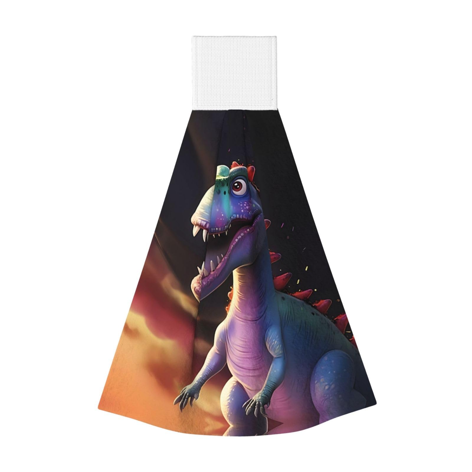 Tyrannosaurus rex Highly Absorbent Dish Towels Soft Coral Fleece Wipe