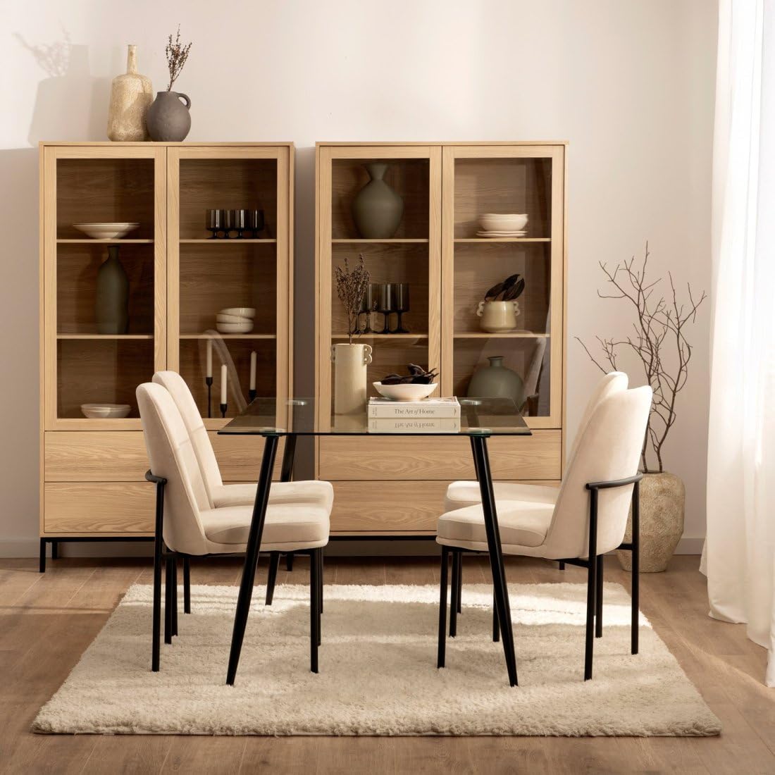 KLAST Vitrina en Madera Color Natural