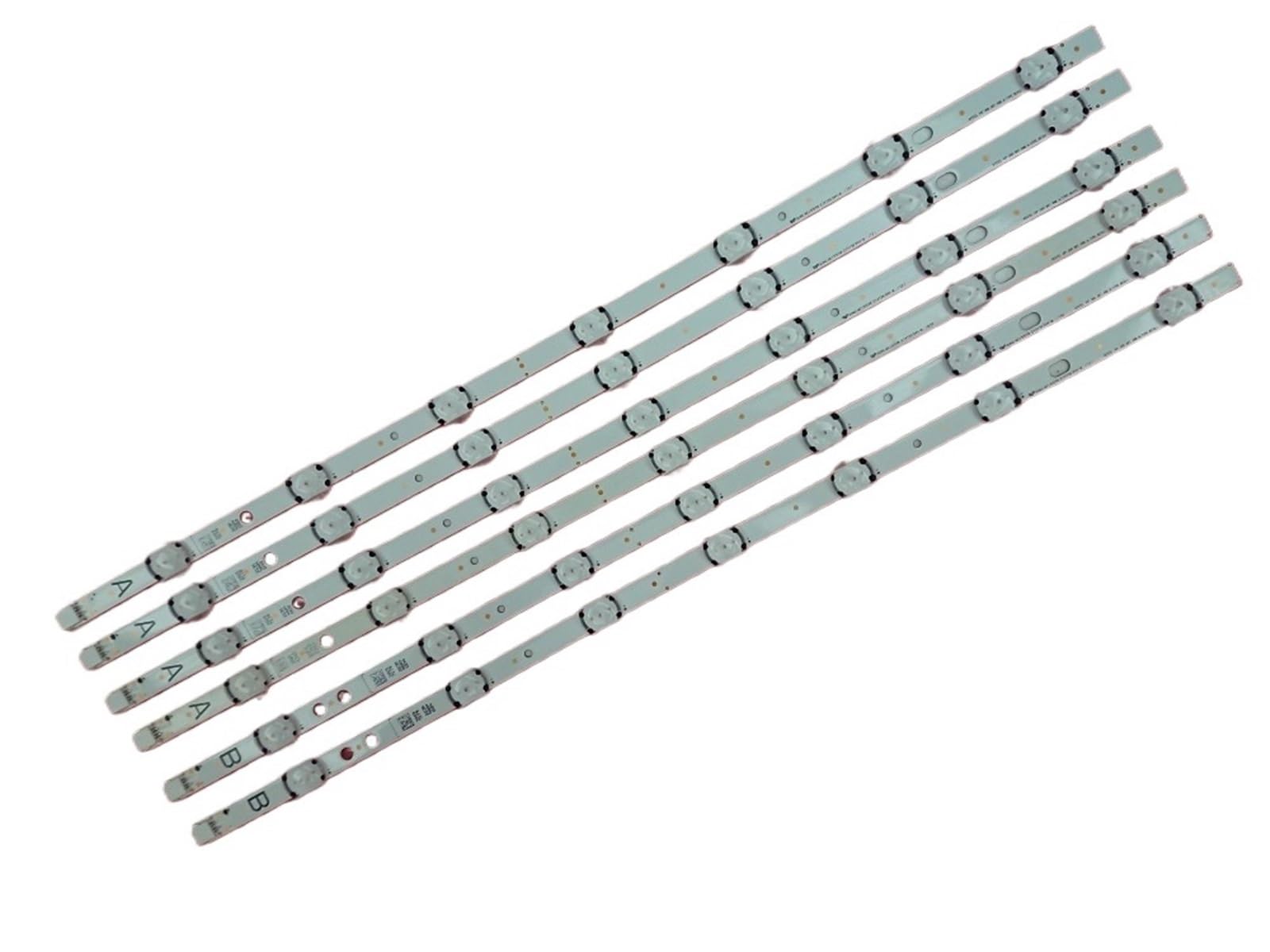 Striscia di retroilluminazione a LED Compatibile for TV 49U5766DB TV 49 UHD DRT VNB AB VES490QNDL-2D-N11 VES490QNDS-2D-U11(2 Kit for 2 TV)