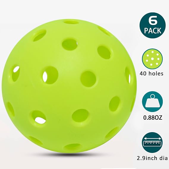 Portable Pickleball Net Set, 22FT Pickle Ball Net with Paddle Set of 4