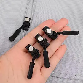 Zíper Instantâneo para Conserto Rápido de Jaquetas, Roupas e Acessórios - Solução Prática Sem Necessidade de Costura (P,M.G 3 UNIDADES ZIPER)