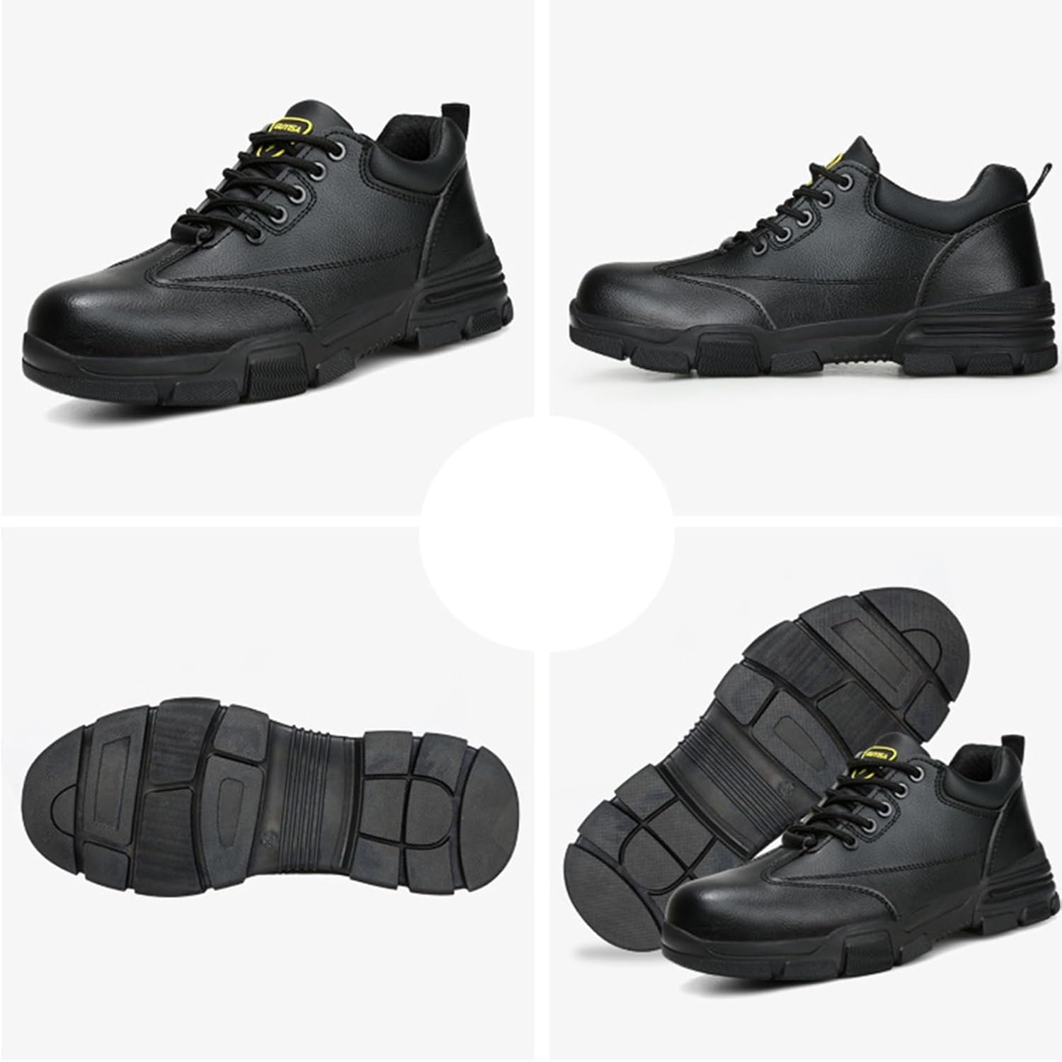 [Muluso] 安全靴 セーフティシューズ 軽量 絶縁靴 あんぜん靴 10KV メンズ 先芯入れ 防刺 釘踏み抜き防止 耐滑 耐油