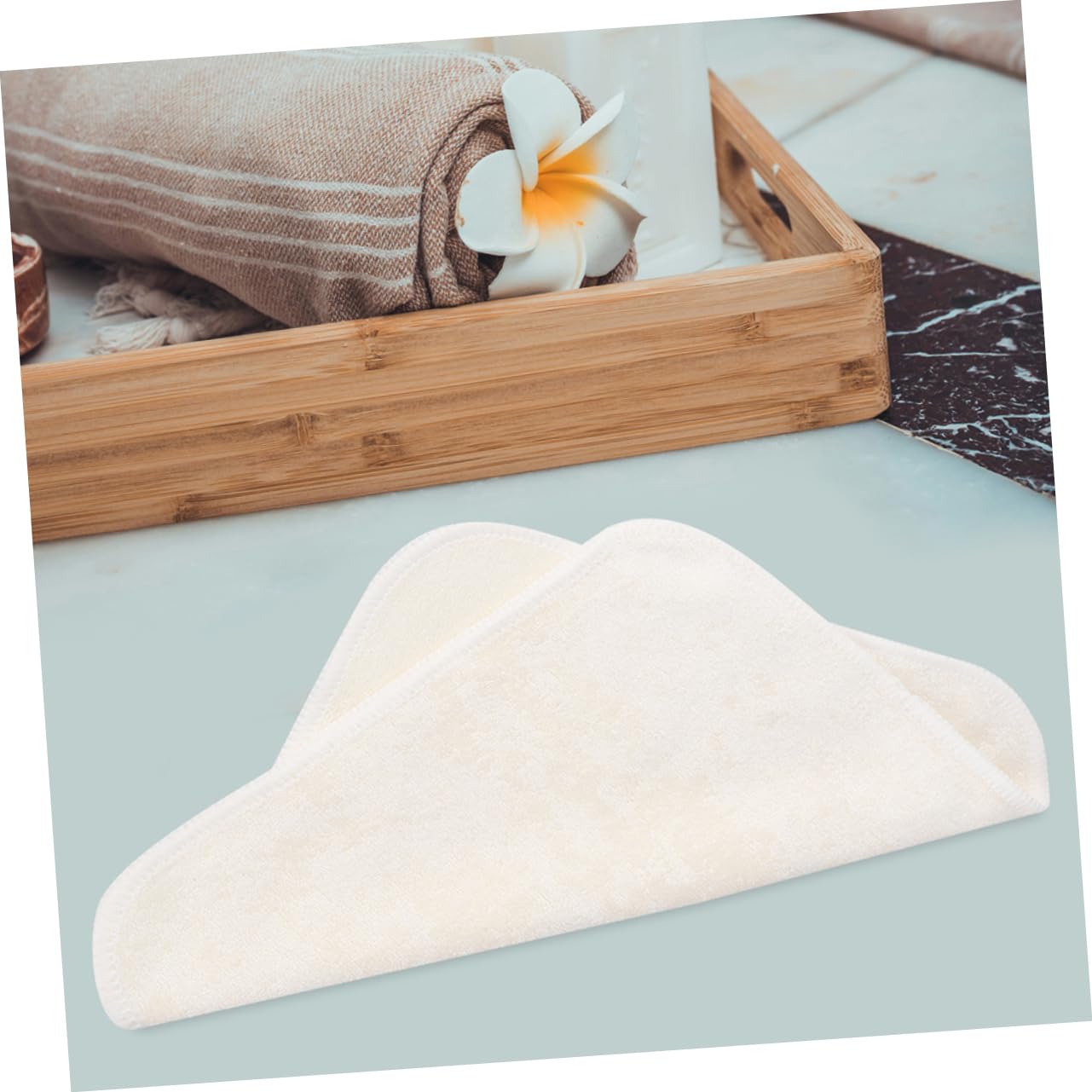 BESTYASH 5 Series Toallas Para Lavarse La Cara Tallas De Cara Vestimenta Toallita Lavar La Ropa Paños De Lavado De Cara Fibra De Bambu Beige 2 Piezas X 5