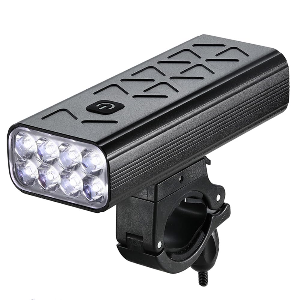8t6 Led Rower Light Acaragible 10000 Mah Power Bank Rowerlight Super Jasne Latarkę Rowerowe Rowerowe Światło Rowerowe