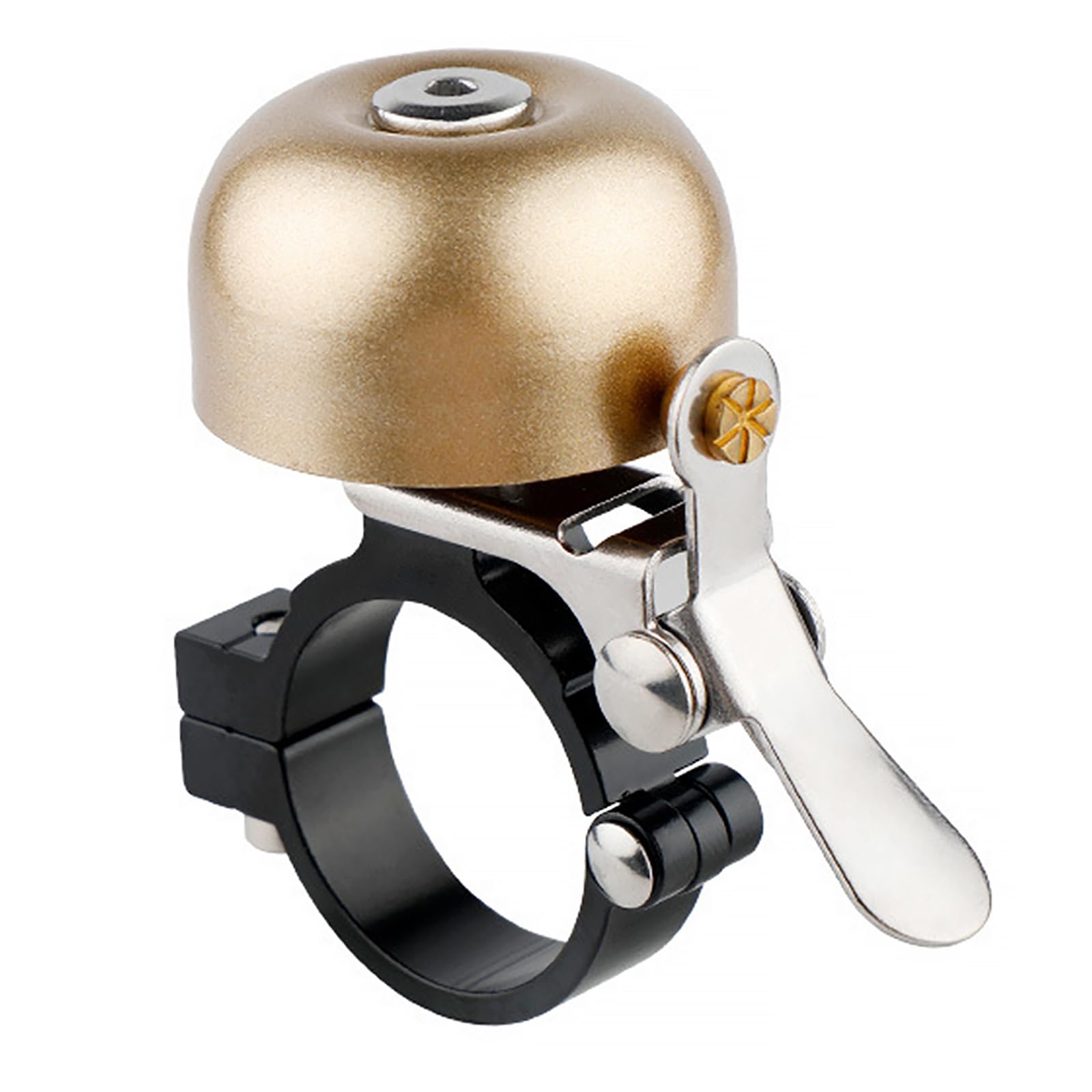 Bike Bell Classic Brass Bicycle Bell, Bike Bells for Adults, Loud Sound Bicycle Bell Fit 0.87-1.25in/22.2-31.8mm Bicycle Handlebars,Road Mountain Bike