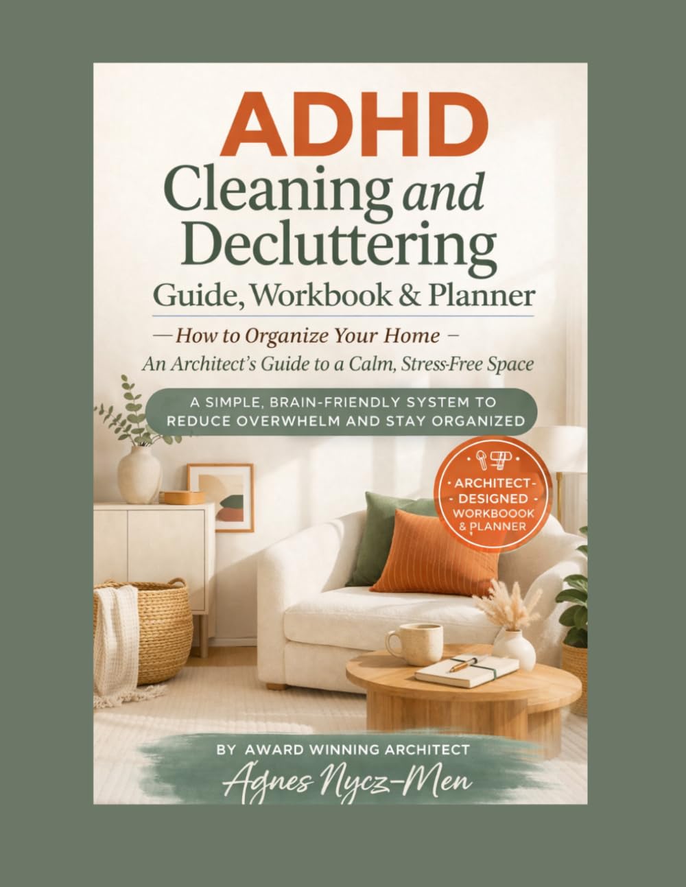 ADHD Cleaning and Decluttering Planner: An Architect’s Guide to Organizing Your Home and Reducing Overwhelm