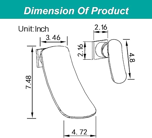 Miniatura 7 de BANGU - Grifo de baño generalizado en cascada para montaje en pared, grifo mezclador de lavabo, grifo de llenado de tina de cascada, grifo de