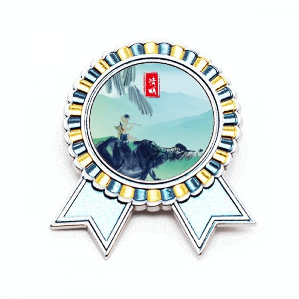 Broche Insectes Excités Vingt-Quatre Solaire Term accessoire métal taille M
