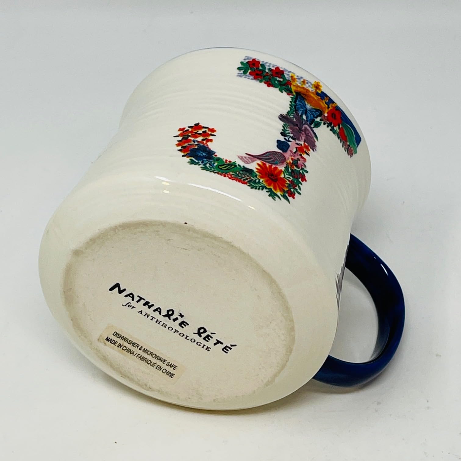 Generic Nathalie Lete Anthropologie Initial J Ceramic Mug Hand