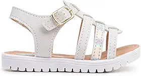 Sandália Infantil Menina Anabela Casual Kids Papete com Fivela, Leve e Confortável, 20 a 27