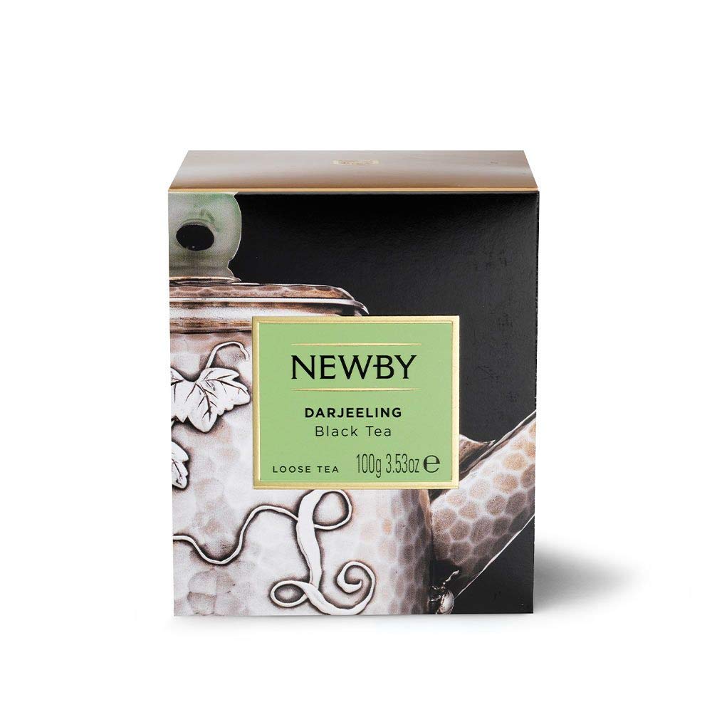 Newby Darjeeling Loose Leaf Tea | Heritage | 100g | Luxury Tea, Floral Aroma With Unique, Delicate Flavour Of Muscatel