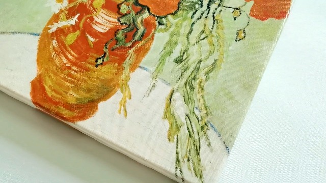 Vincent van Gogh. De roze perzikboom op canvas, behang, poster en meer