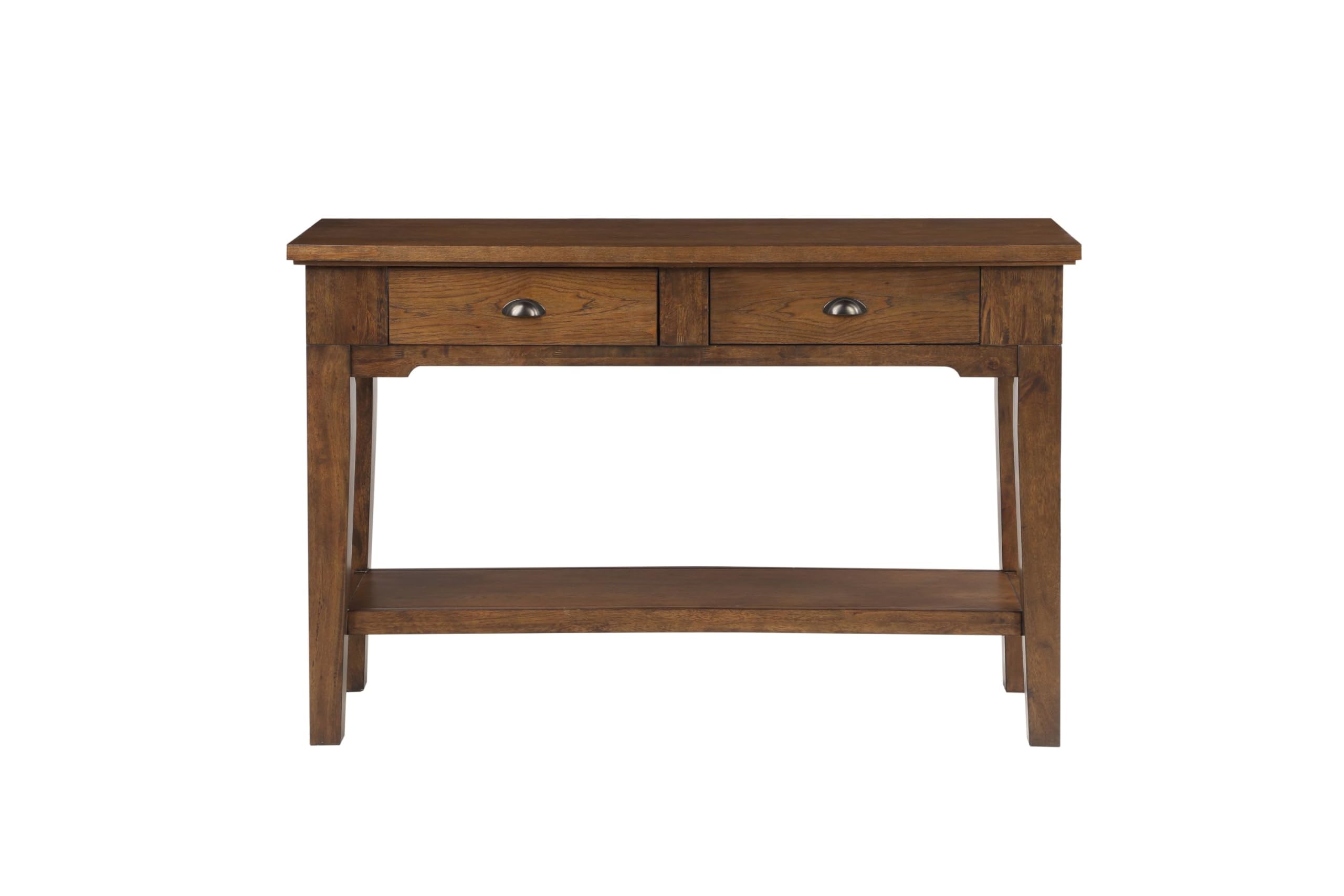 Steve Silver Ora Serving Table-Hickory Veneer Top 56-Inch Scale Contemporary Lodge Styling Brown Cherry Finish Server Dining Room