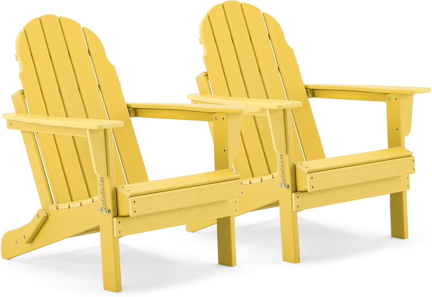 YOLENY Adirondack Chair, HDPE Poly Lumber Weather Resistant