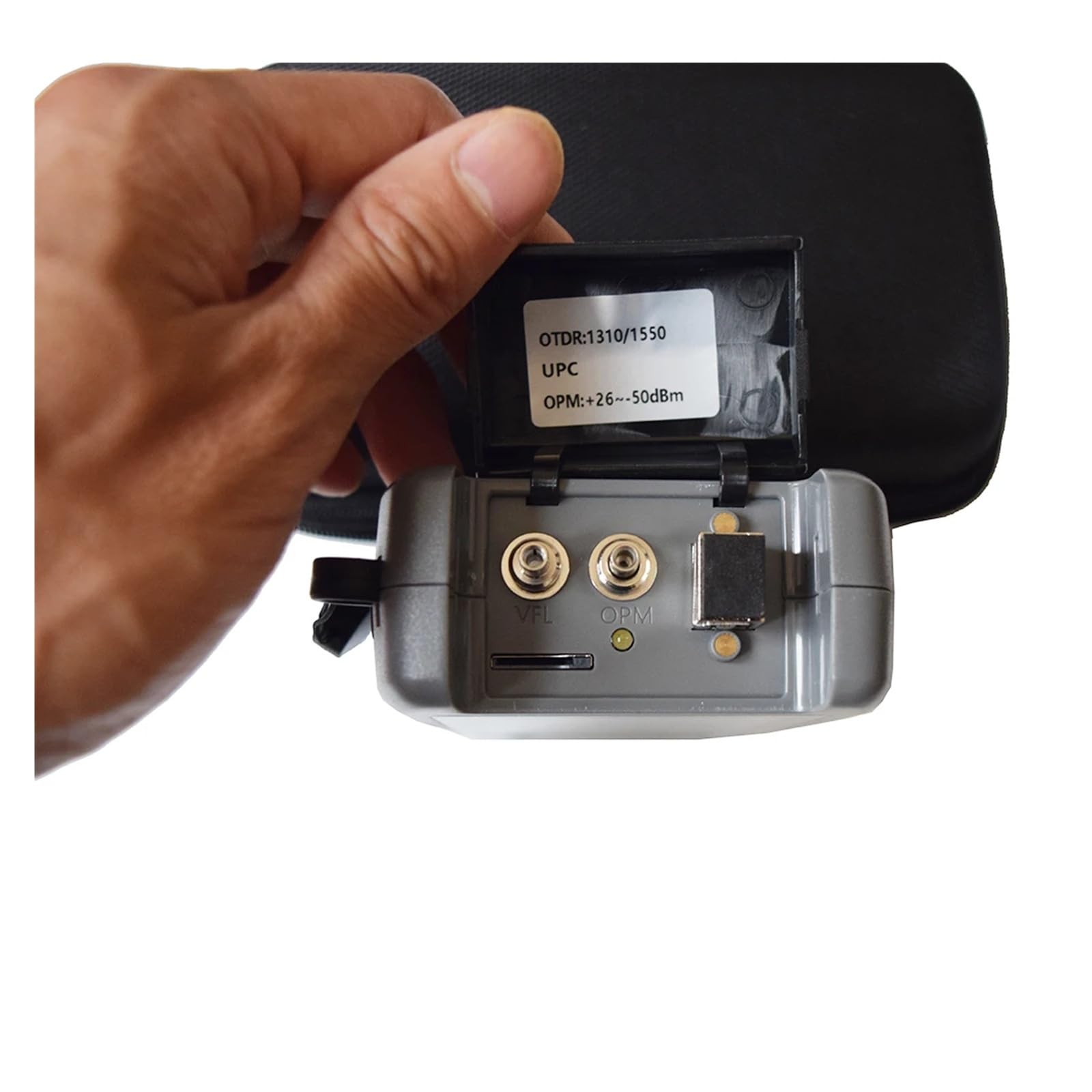 Mini OTDR 1310/1550/1610/1625/1650nm OPM Mappa eventi SC APC/UPC Touch Screen Riflettometro ottico nel dominio del tempo Facile da leggere(1625nm (APC))