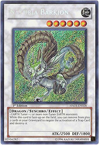 Thẻ bài Yugioh chính hãng | Naturia Barkion | HA03 Secret rare