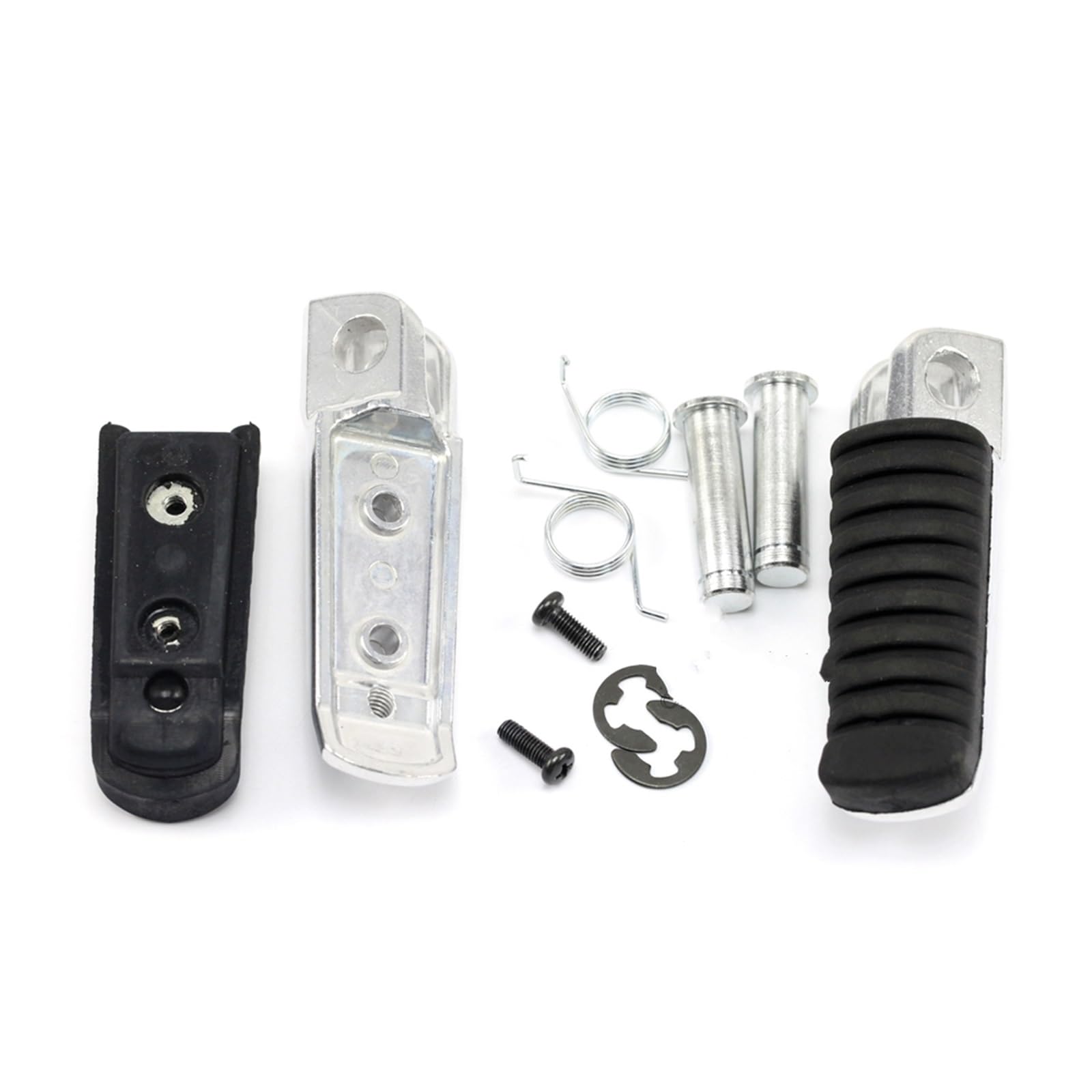 Pedali In Gomma Per Moto Honda | Poggiapiedi Anteriori | Compatibile CB400, CBR600, VFR800 | Road Passion - Foto 2