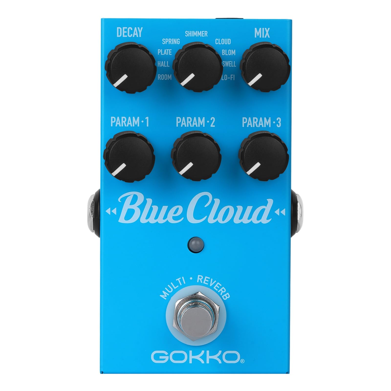 GK-71 BlueCloud 9-Mode Multi Reverb Guitar Effects Pedal