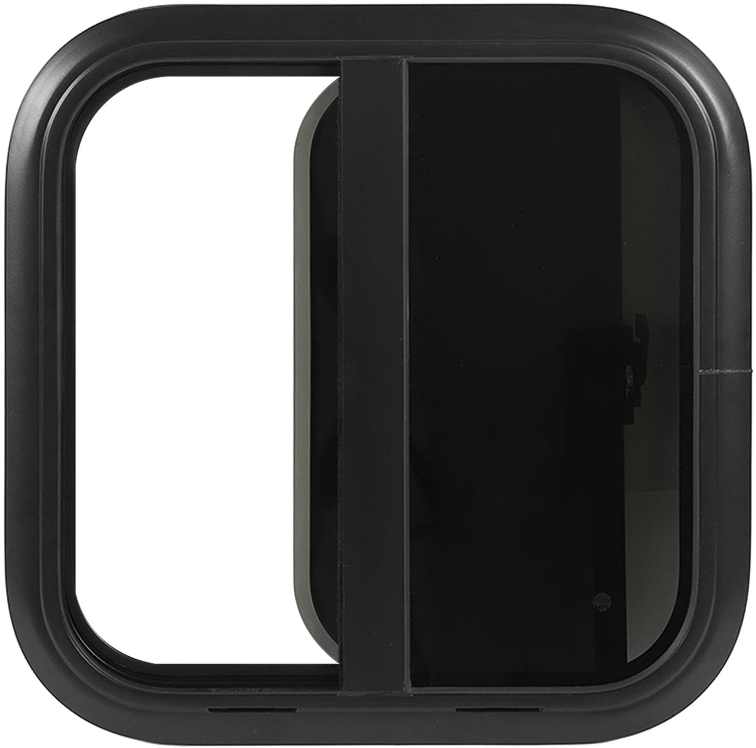 Pongnas RV Rounded Sliding with Screen for Trailer and Mobile Home, Design (for Wall Thickness: 38 to 43mm)